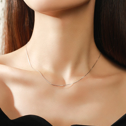 Sterling Silver Fashionable And Minimalist Pendant Korean-style Sweet And Adorable